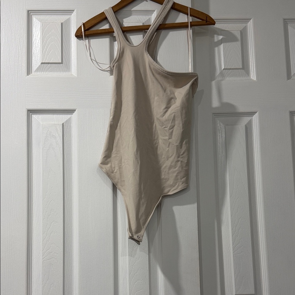 Abercrombie & Fitch Cream Tank Bodysuit